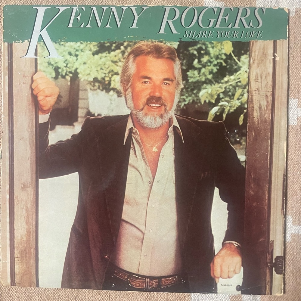 Kenny Rogers “Share Your Love” Viynl